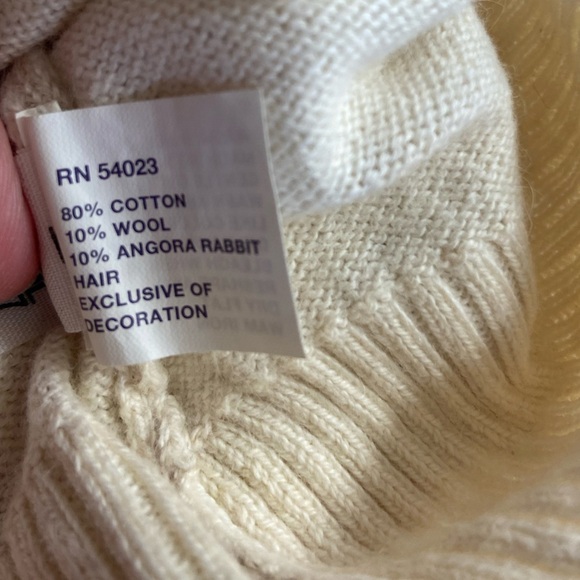 VTG Gap women’s cardigan sweater wool angora blend button rhinestone buttons M - Picture 5 of 5